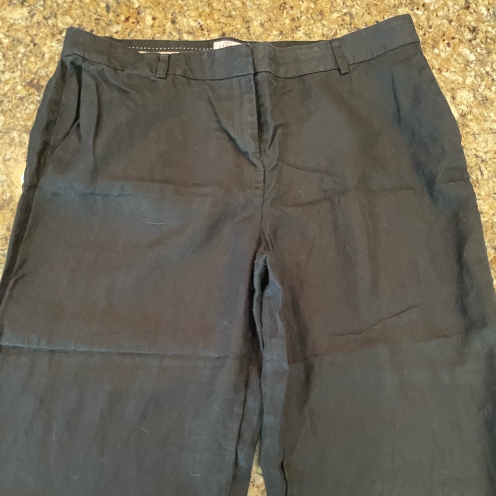 Monsoon Linen Trousers wide leg size 18 UK